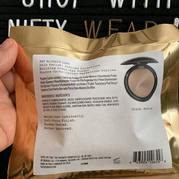NWT PAT MCGRATH LABS Skin Fetish Sublime Perfection Blurring Undereye Powder - Picture 7 of 9